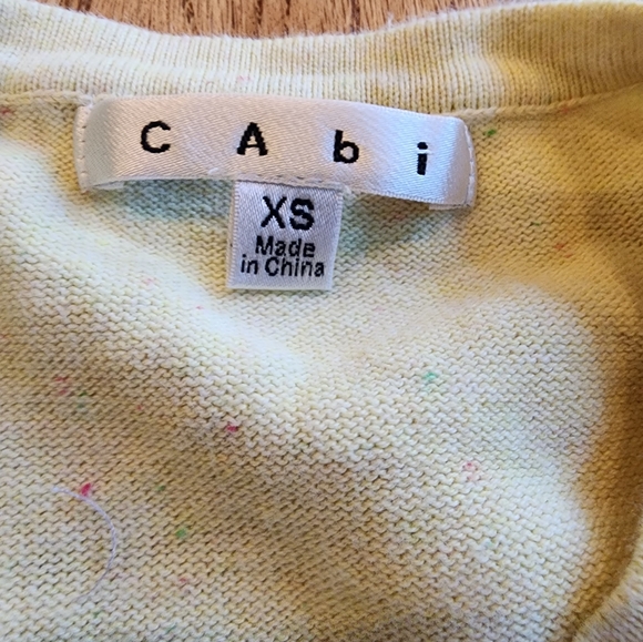 Cabi XS butter yellow cardigan, XS - Picture 2 of 2